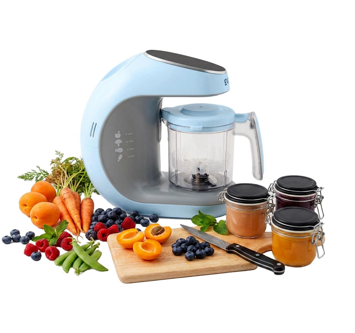 Robot Cuiseur 7-en-1 – Cuisson Vapeur, Mixage & Préparation des Repas